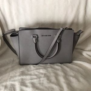 Michael Kors Selma Medium Leather Satchel